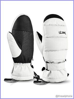 MCTi Ski Mittens Waterproof Winter Snow Mittens 3M Thinsulate Small